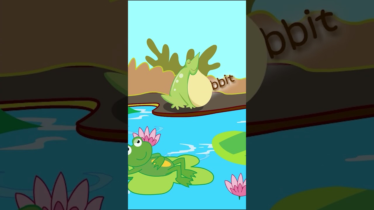 Jumping Frog Rhyme 🎶 Hop, Sing & Giggle! | Nursery Rhymes for kids | Full Video link in Description