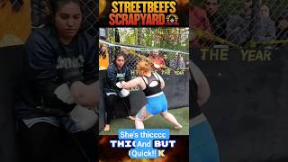 she&#39;s thick BUT Quick! #streetbeefs #female #fight #viral