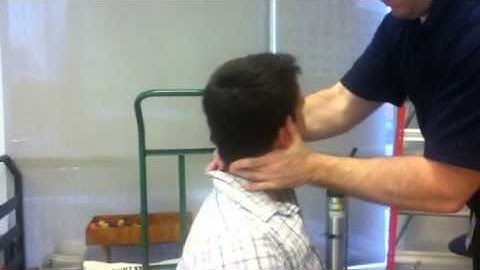 Seated Cervical Upglide Manipulation