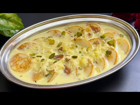 दूध में भीगी 1/2 कप सूजी से बनाये ज़बरदस्त मीठा | Rasamalai/ Malpua, New Easy Dessert Recipe