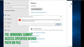Fix: Windows Cannot Access Specified Device Path or File You May Not Have Appropriate Permissions