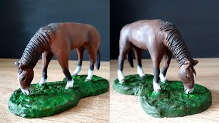 Making A Horse With Clay