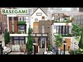 Base Game Townhouses | The Sims 4 - Speed Build (NO CC)