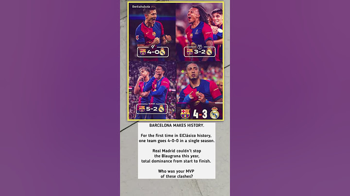 Barcelona HUMILIATES Real Madrid | 4-0 in ElClásico
