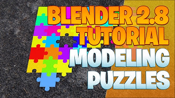 Modeling puzzles - Blender 2.8 Tutorial