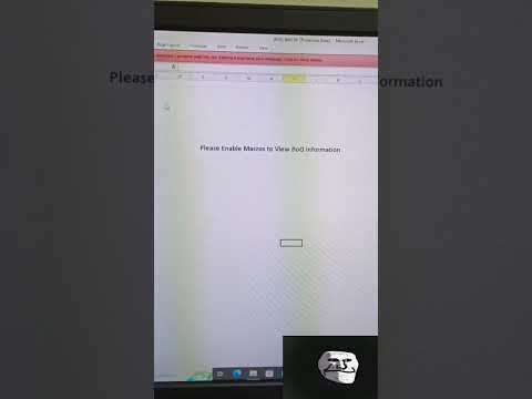 Please Enable Macros