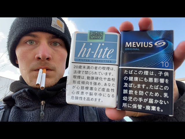 smoking 2 cigarettes at a time Smoking 2 Japanese Cigarettes at the Same Time to Die