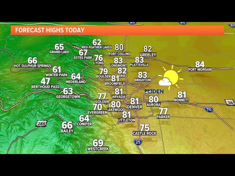 Sunny and slightly warmer for Wednesday - YouTube