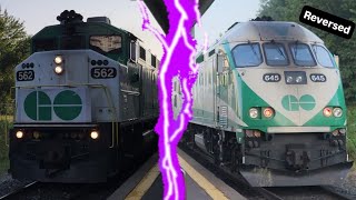(Nice Driver) (F59 562 & Reversed MP40 645!) (Mid Old Cab Car 234) GO 7430 - 562/305/645 At Danforth
