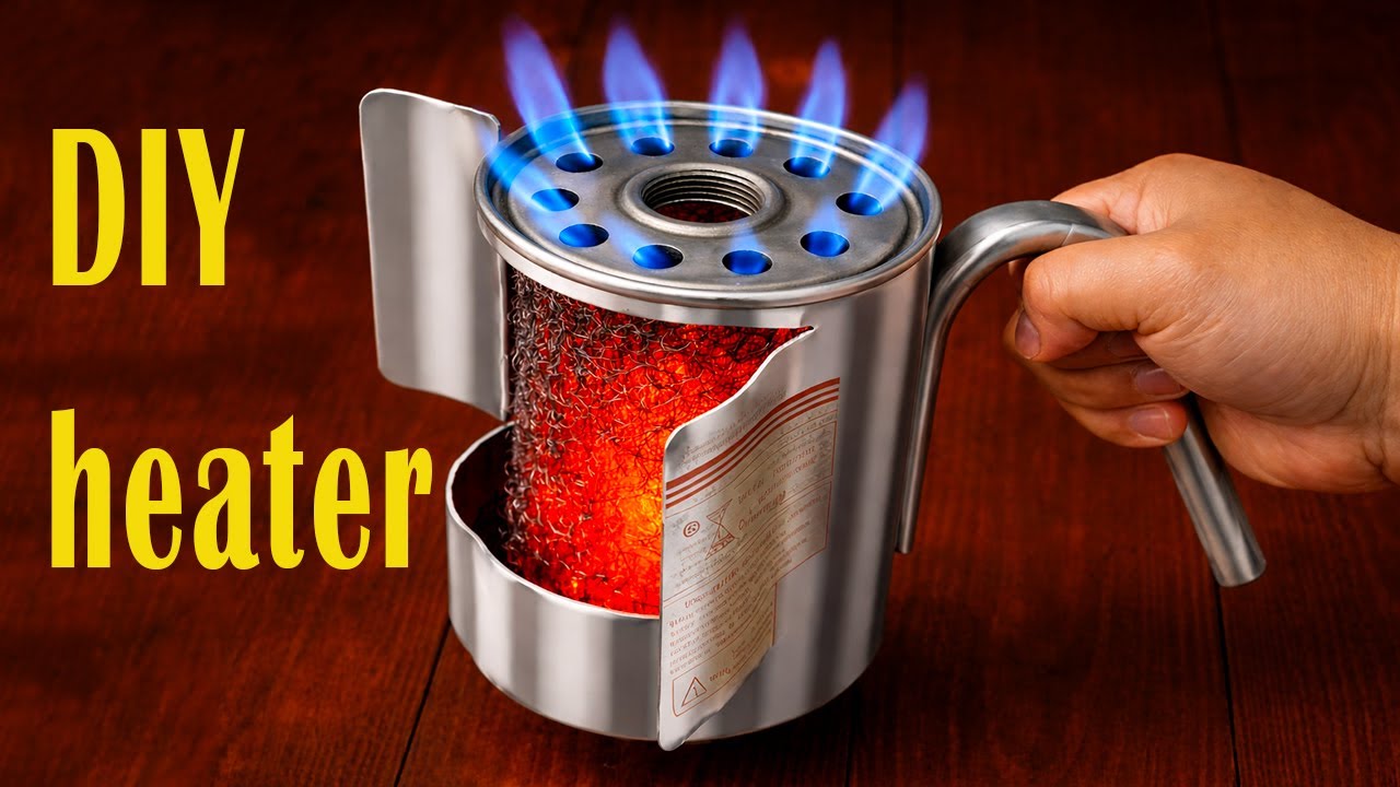 24-Hour Power Outage? Heat Without Gas or Electricity | DIY 3-in-1 Heater