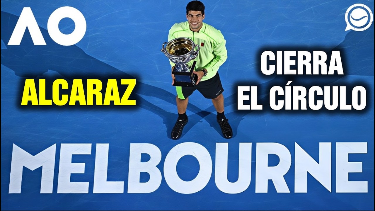 🔴 ALCARAZ CIERRA EL CÍRCULO EN AUSTRALIA: EL MÁS JOVEN EN GANAR TODOS LOS SLAMS