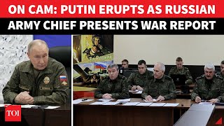 Putin Hails Russian Generals For Crushing Ukraine Army Watch Full Rare Bunker Meeting In English