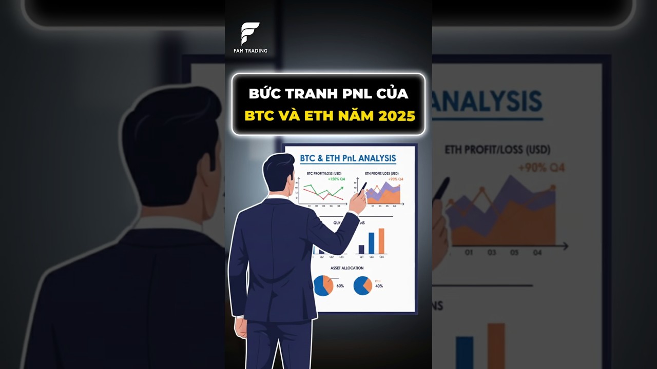 Bức tranh PnL của BTC Và ETH năm 2025 