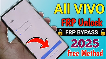 ALL Vivo FRP Bypass 2025 : Settings Not Opening | Vivo FRP Bypass Android 14/15 Without PC | FREE Me
