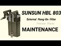 SUNSUN HBL 803 external hang on mini canister filter for aquarium with Subtitle