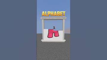 I build Alphabet Lore in Minecraft #minecraft #alphabet  #build