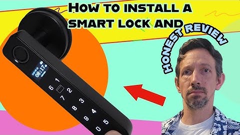 Smart Door Lock with Screen? Anweller Biometric door handle Unboxing & Install!