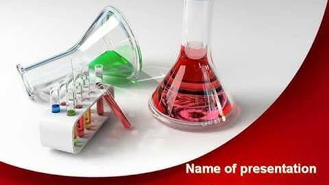 Chemical Lab Equipment PowerPoint Template by PoweredTemplate.com