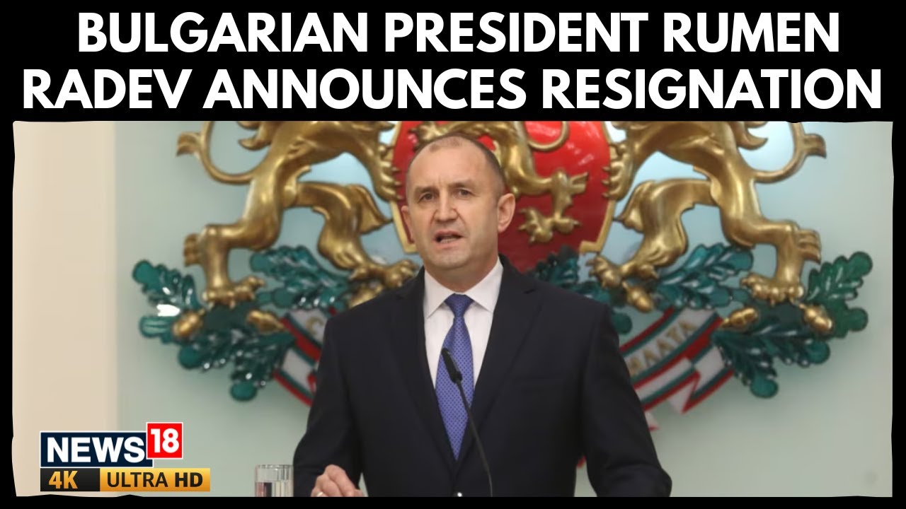 Bulgarian President Rumen Radev Resigns Amid Political Crisis — VP Iliana Iotova Takes Over | 4K