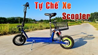 Chế Xe Scooter Điện Gấp Gọn  - DIY Electric Bike Scooter