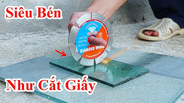 Cách Cắt 1 Tấm Kiếng NHƯ Cắt 1 Tờ Giấy Cực Hay / Hướng Dẫn Mẹo Cắt Kính Đơn Giản Không Cần Dao
