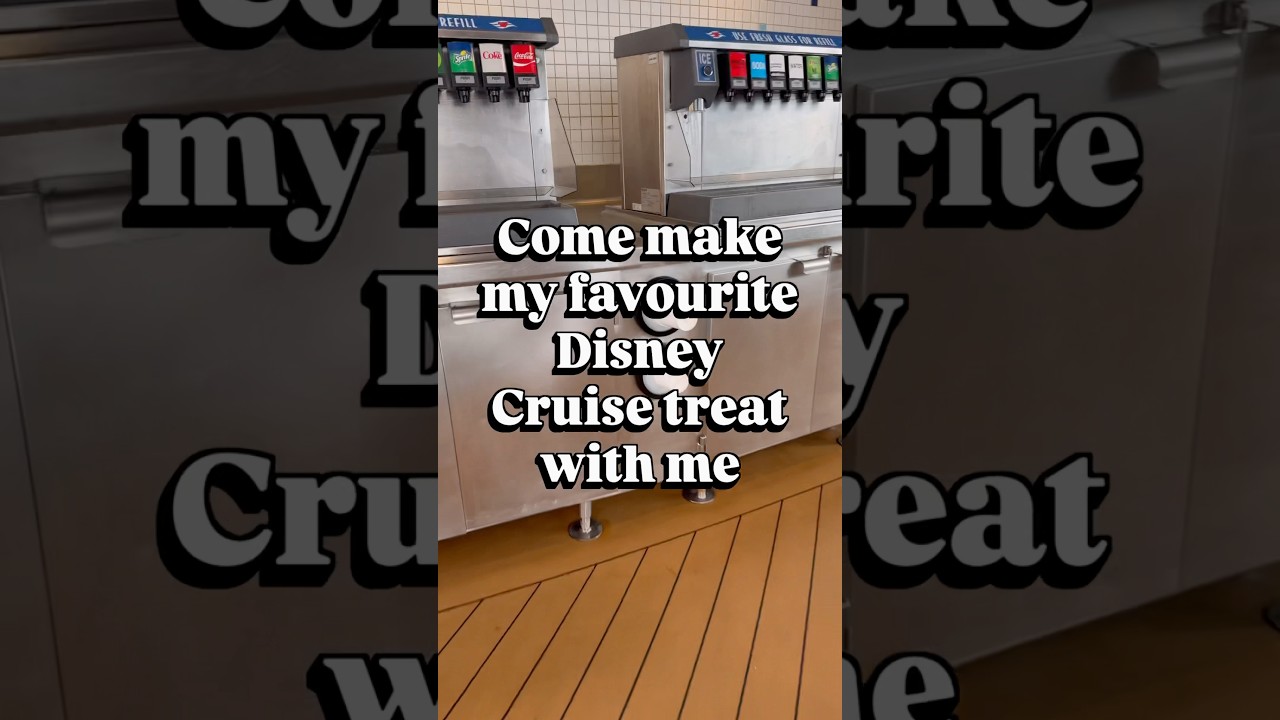 🥤Today’s assignment: perfecting the Disney Cruise cream float. #disneycruise #cruisetips