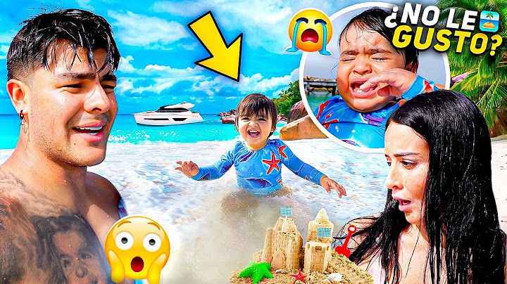 ISABELLA CONOCE EL MAR Y ASI REACCIONÓ😱😍 Carlos & Adri
