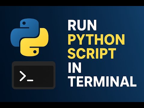 how to run python script in terminal