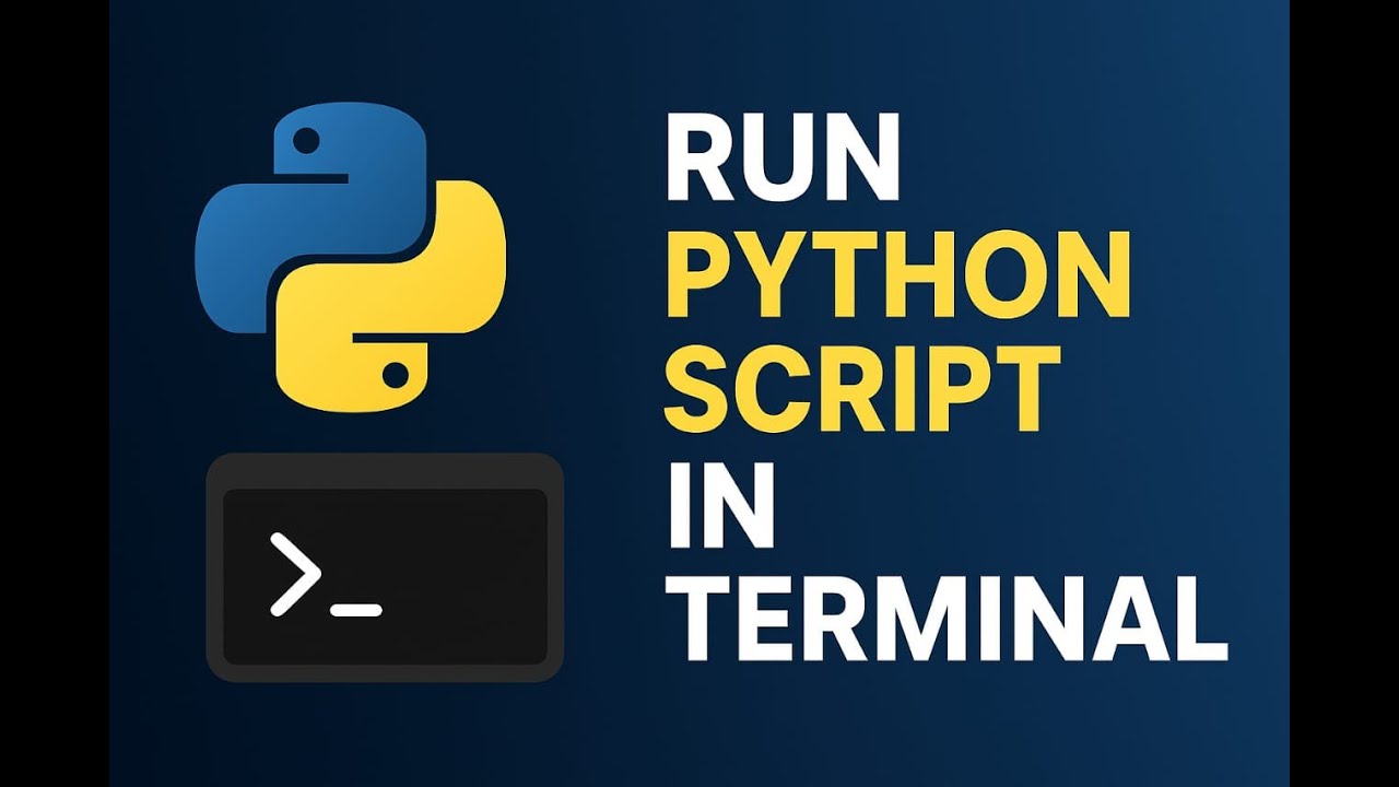 how to run python script in terminal - YouTube