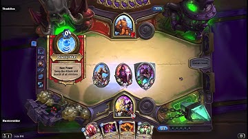 HearthStone Naxxramas Gameplay Solo Adventures Class Challenge How to defeat Thaddius CZ