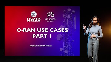 O RAN Use Cases Part 1 11.26.2022