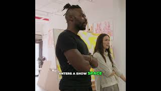 Artist's Studio Sneak Peek: Show Space Transformation #shorts