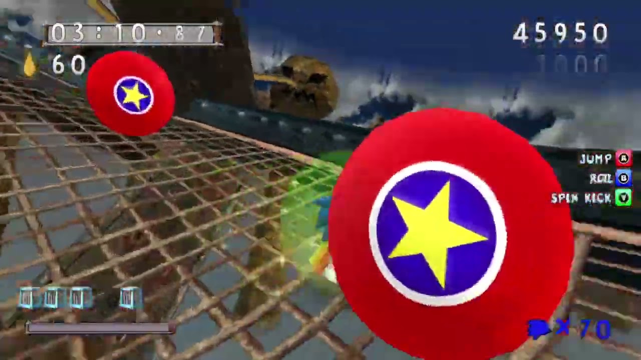 Sonic World DX - How to get a S rank in Sky Rail Act 1 as Sonic