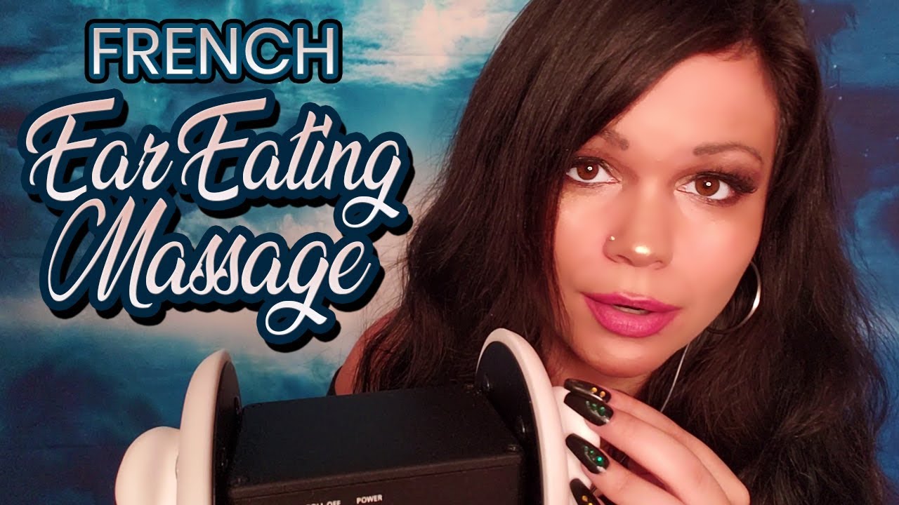 ASMR Ear Eating Massage 3Dio ⚜ Chuchotements en Français Québec ⚜