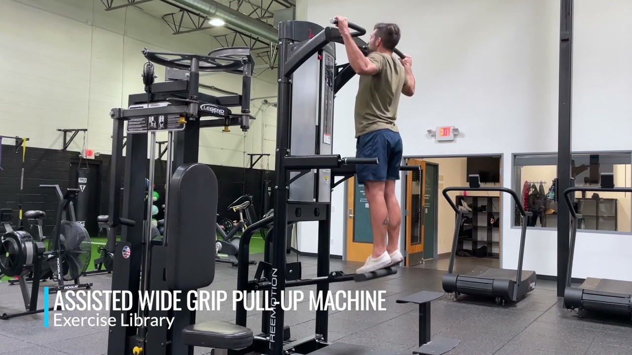 Assisted wide grip pull up hotsell