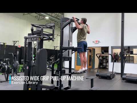 Assisted Wide Grip Pull-Up Machine