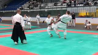 Жесткая схватка двух мастеров Фудокан каратэ-до Fudo Cap-2018