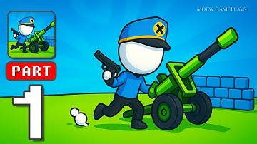 My Mini Army - Gameplay Walkthrough Part 1 - Build Troops Lead Battles (iOS, Android)