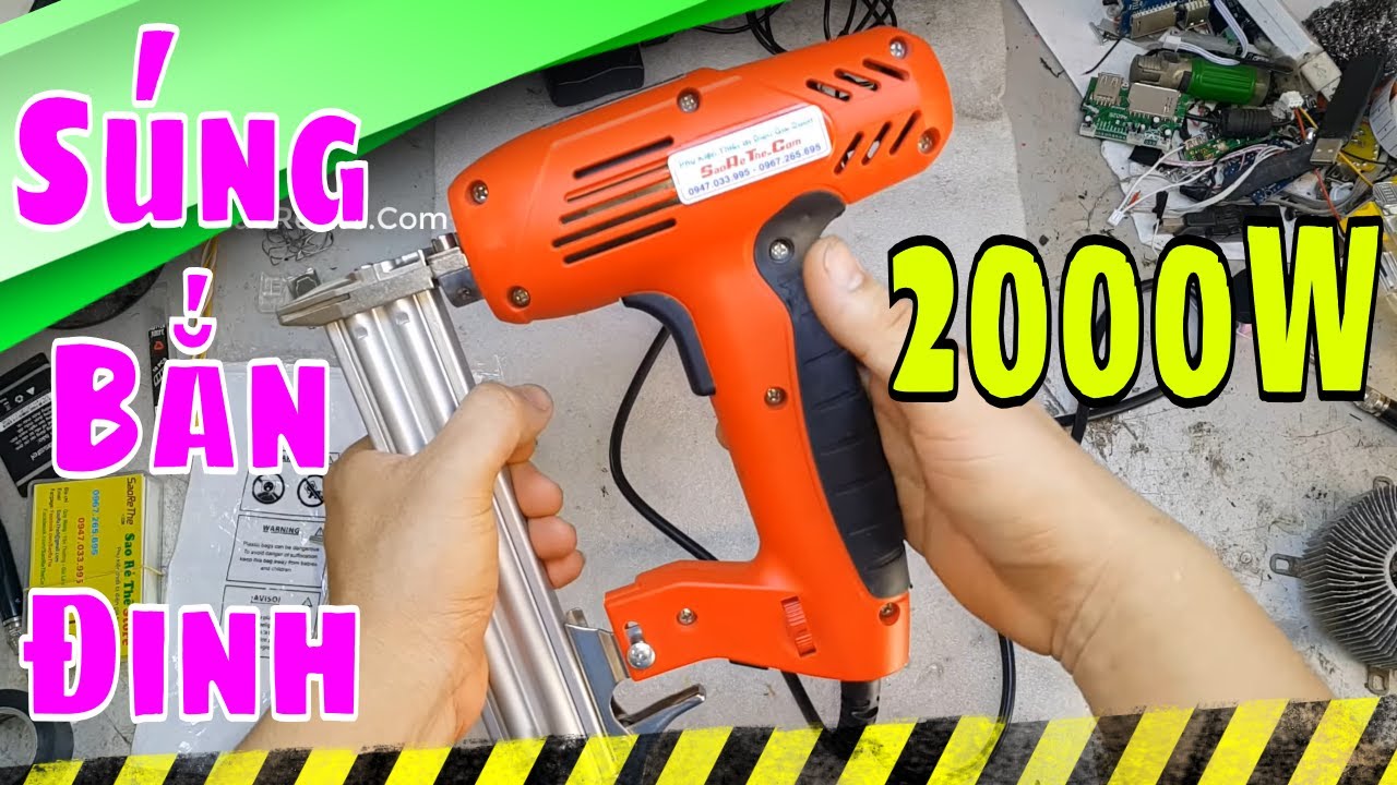 Có Nên Mua Súng Bắn Đinh Điện 2000W - youtube