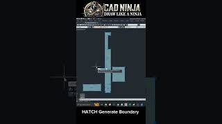 Cara Generate Hatch Boundary #autocadpemula #autocadblocks