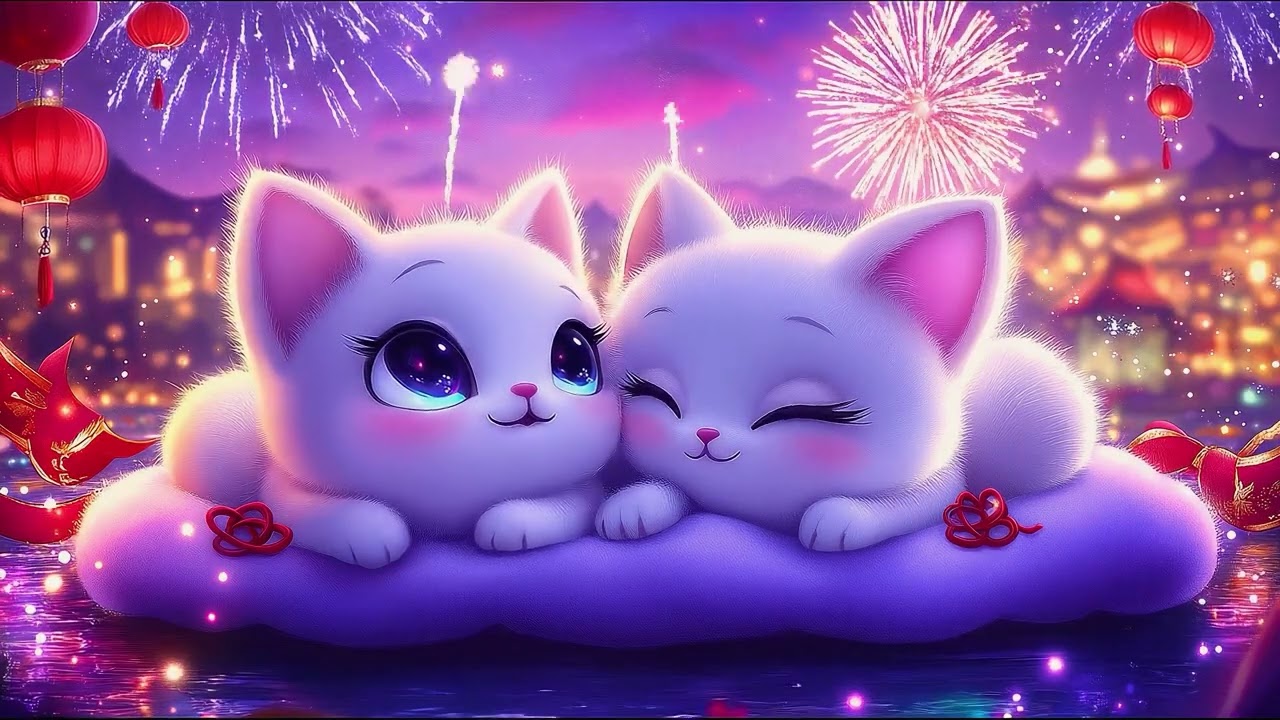 Relax Your Cat and Kittens 🐱 - 1 Hours of Cat music and Rain Sounds to make cats sleep