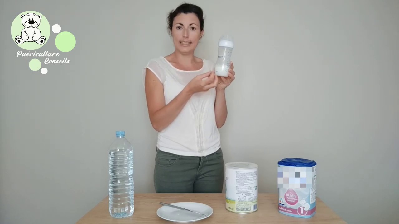 Puériculture Conseils - La préparation d'un biberon pour bébé