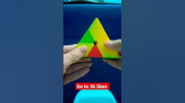 how to solve a pyraminx 💥 cube solve magic trick 💪 popular toys #shorts