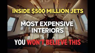 Inside the Most Luxurious Private Jet Interiors ($500M Flying Palaces)#PrivateJet #LuxuryLifestyle
