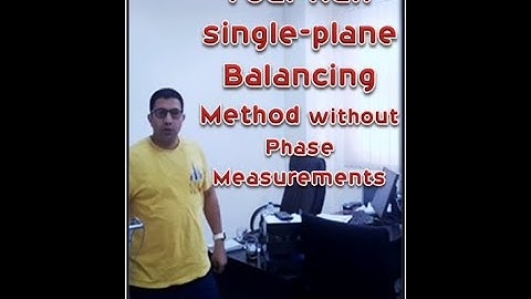 Four Run single-plane Balancing  Method without Phase Measurements .