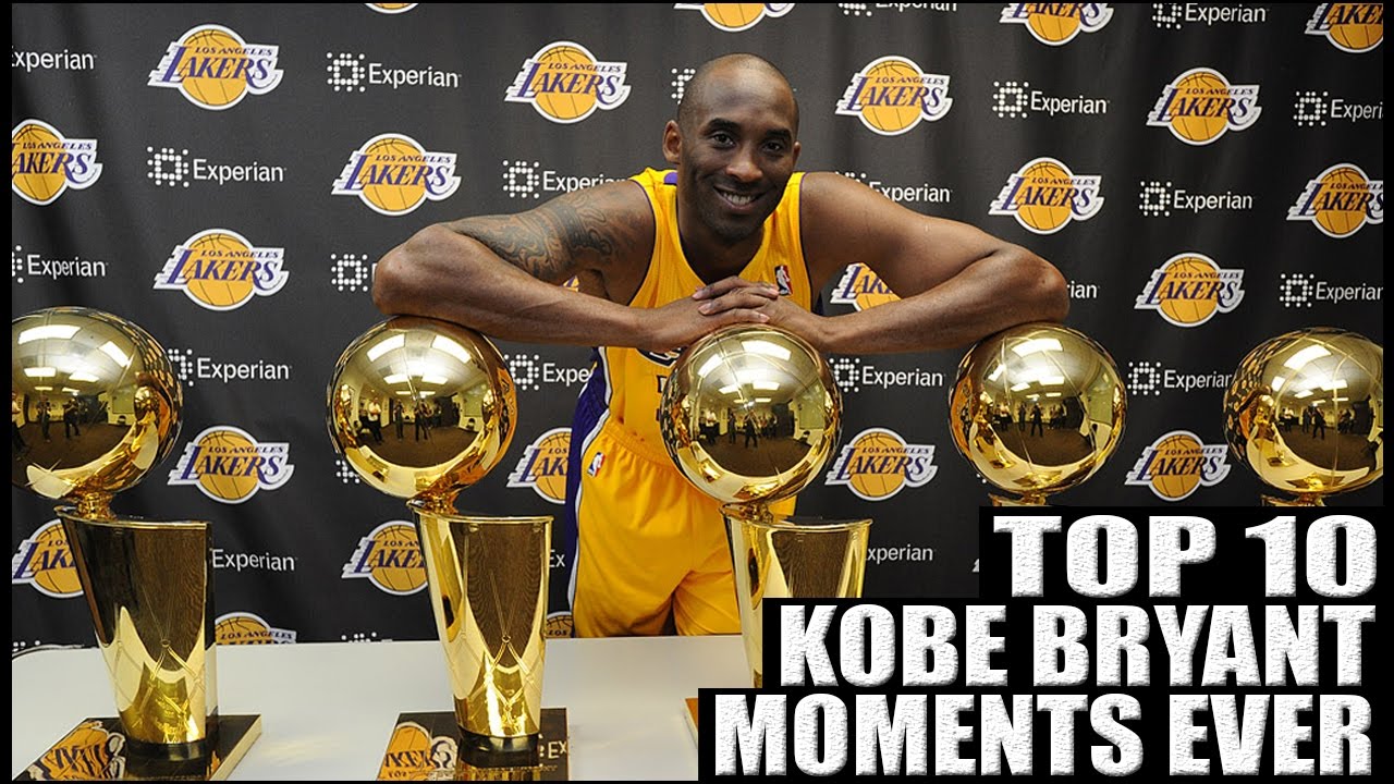 Top 10 Kobe Bryant Moments in NBA History - YouTube