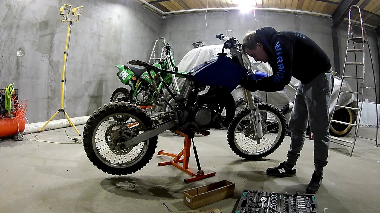 Ремонт кроссового мотоцикла Yamaha. С чего начать? - YouTube
