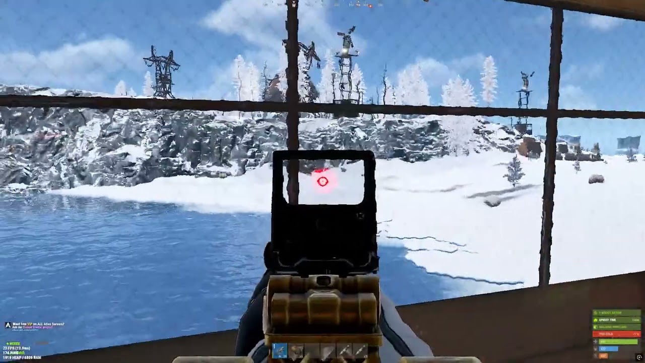 We raided an advanced base filled with loot.