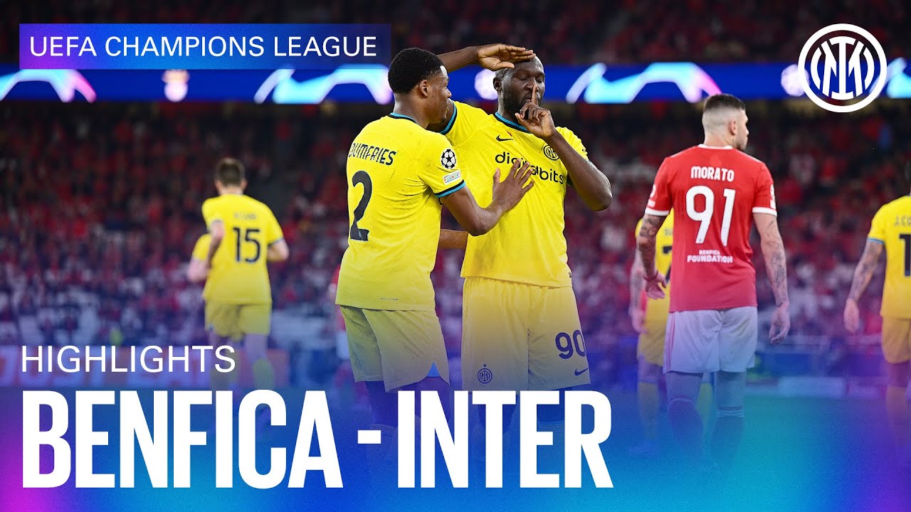 ⁣BENFICA 0-2 INTER | HIGHLIGHTS | UEFA CHAMPIONS LEAGUE 22/23 ⚽⚫🔵🇬🇧