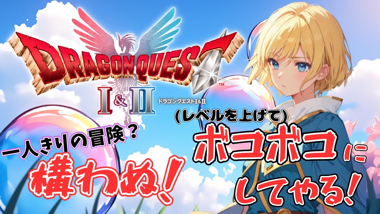 【DQ1＆２】レベルを上げて殴るのが一番手っ取り早い。【Projectアリア】